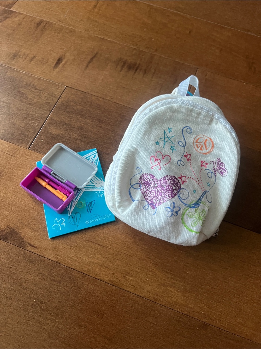 American Girl Art backpack